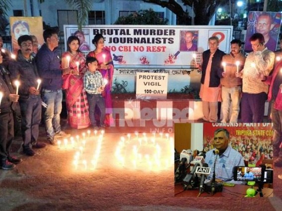 Targeting media is Politicianâ€™s Freedom-of-Speech ? Chit Fund tainted Gautam Das mocks at media for observing 100 days of Santanuâ€™s murder !